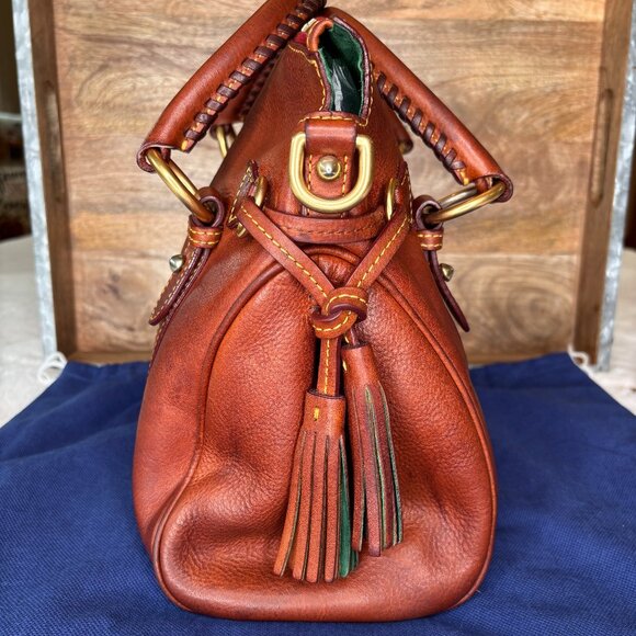 Dooney & Bourke Florentine Leather Satchel/Shoulder Bag/Crossbody Bag - Picture 6 of 16